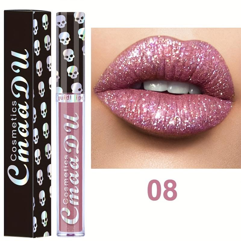 Skull Lip Gloss - Long Lasting, Moisturizing Liquid Lipstick For All Skin Types, Radiant Adult Makeup, Lightweight  - Variety Pack