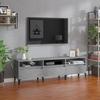 VidaXL TV Cabinet Concrete Grey 150x30x44.5 Cm Engineered Wood 831921