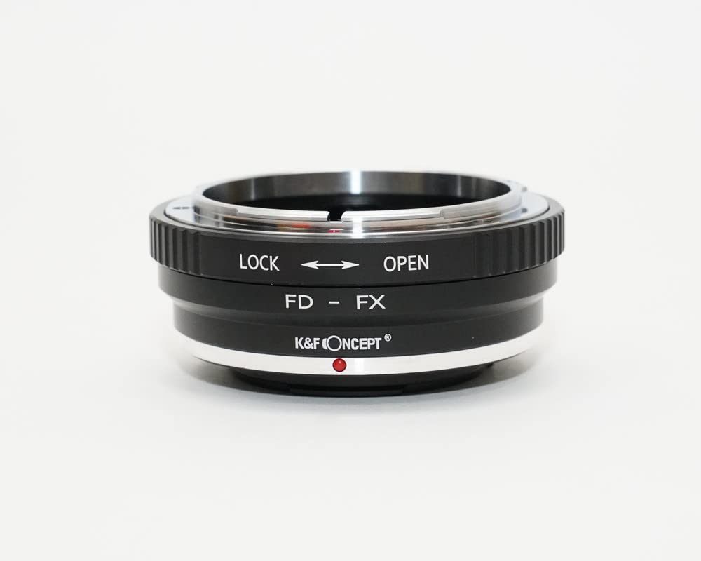 CANON FD Mount to Fuji X FX Mount Adapter with Lens Cloth K&F fd-fx (KFFX)