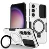 KEYSION Чехол MagSafe для Samsung S24 Ultra S23 + S22 S21 S20 FE, защитный чехол для камеры, чехол для телефона Galaxy Note 20 Ultra