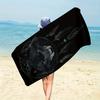 Fierce Wolf Art Beach Towel, Retro Fantasy Theme Quick-Dry Sand-Free Microfiber Bath Towel for Home, Bathroom and Outdoor Travel