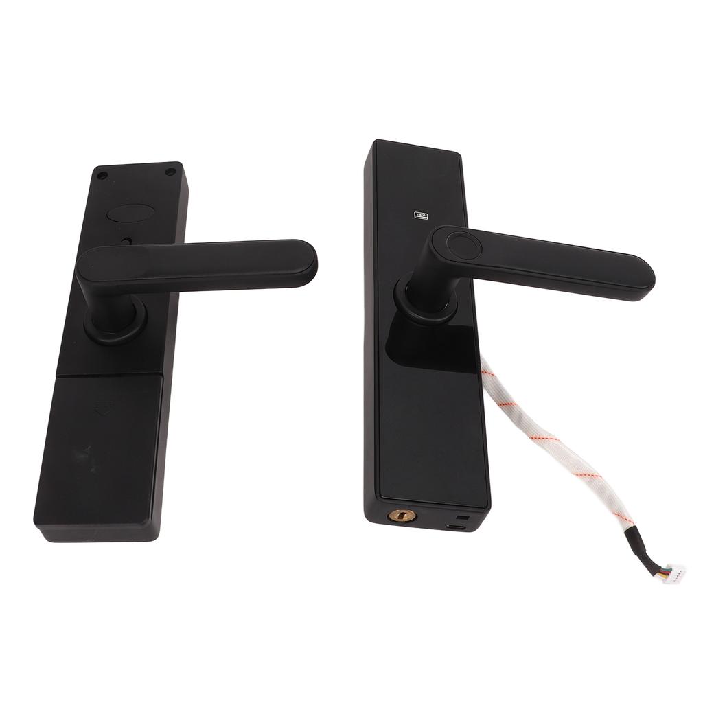 WiFi умный дверной замок отпечаток пальца пароль IC карта ключ перезаряжаемый двойной язычок цифровой дверной замок