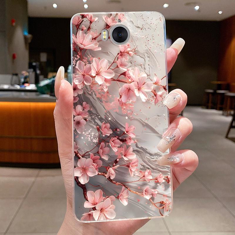 Phone Case For Huawei Y5 2017 / Y6 2017 / Honor Play 6 Funda Butterfly Bow Protective Casing Transparent Soft Silicone TPU Cover