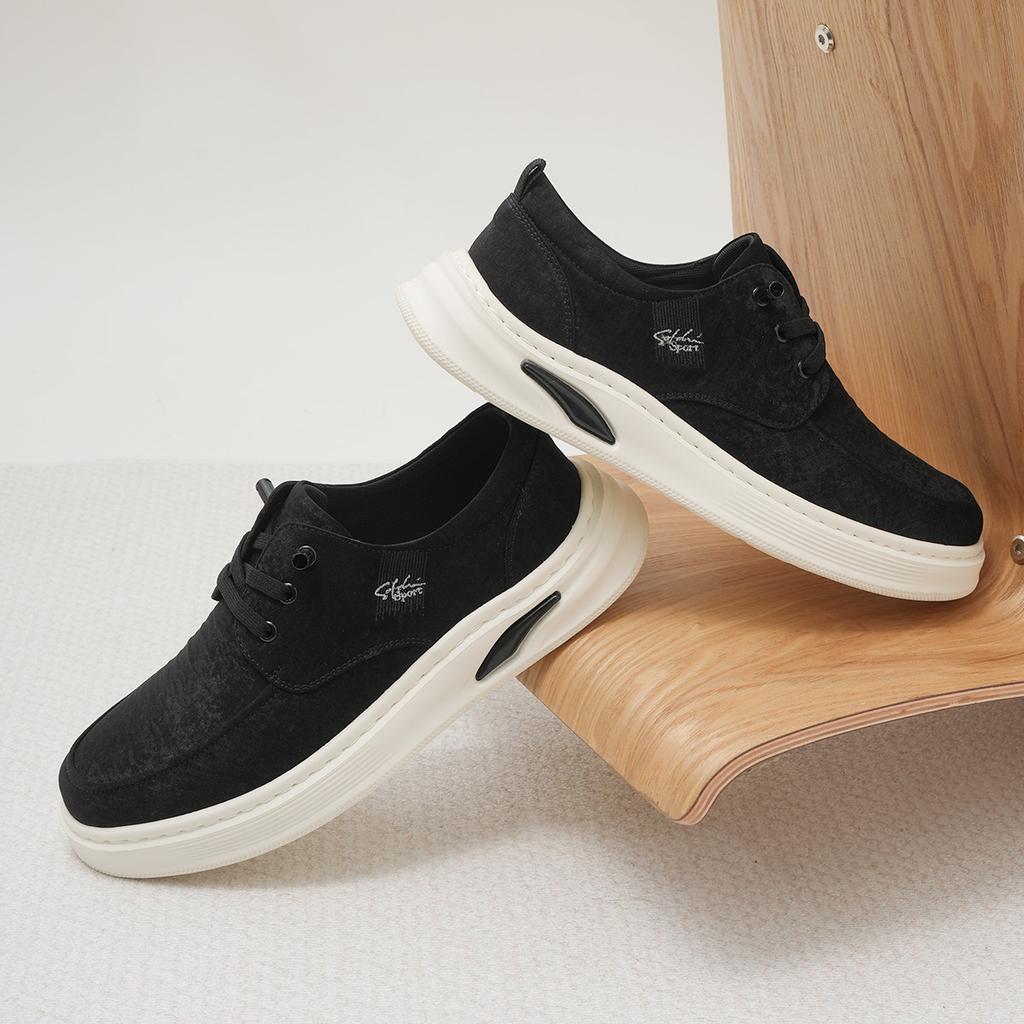 Comfortable and lightweight foam sole: versatile fabric shoes for spring and summer, elastic band men's casual shoes