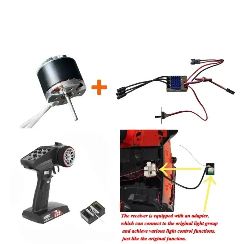 2322 2600KV Outrunner Brushless Motor AM32 45A ESC Original SM3.0/T Plug for MN82 MN168 MN78 MN99S Upgrade Accessories Parts