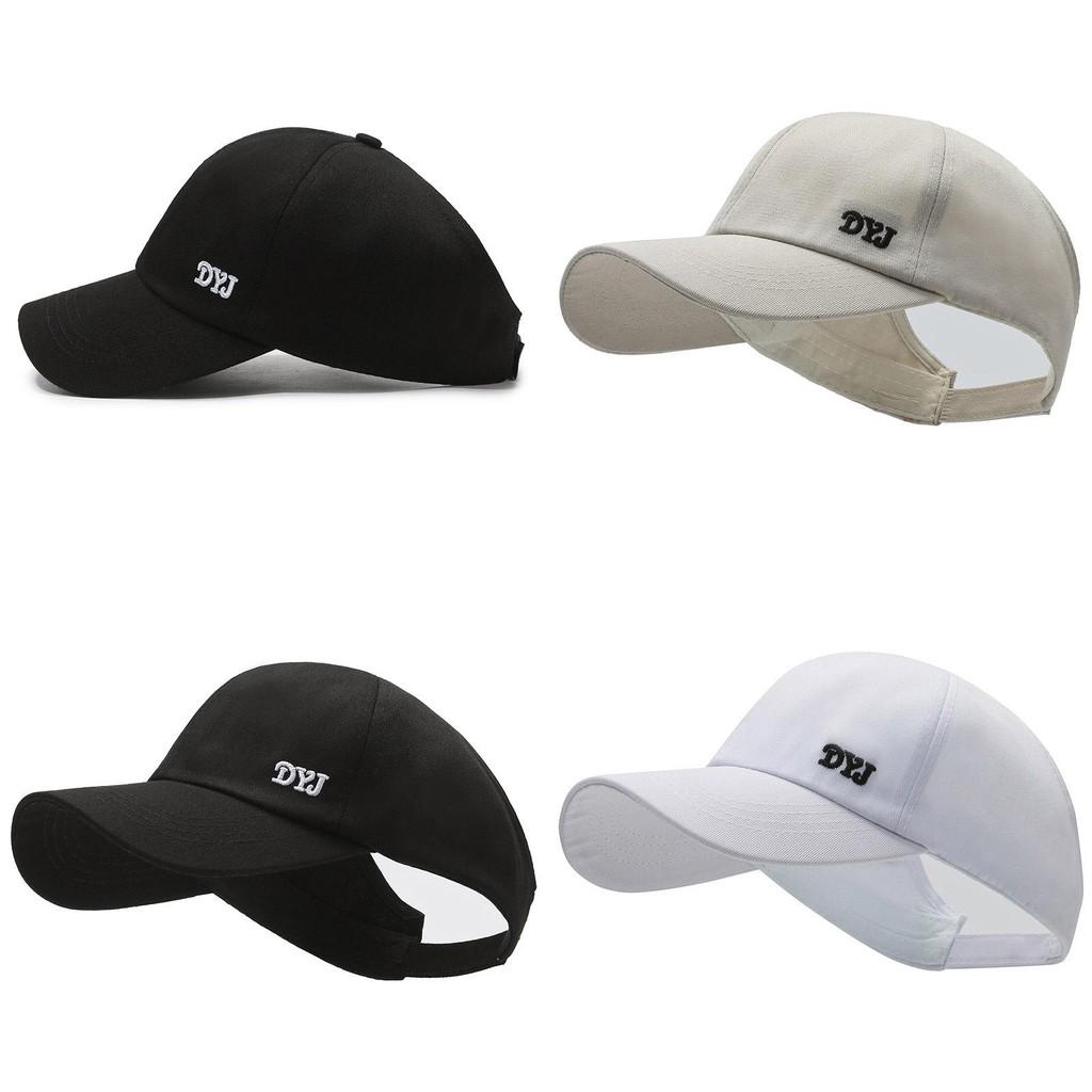 Letter Dyj Baseball Cap Summer Uv Protection Hat Breathable Sport Peaked Caps