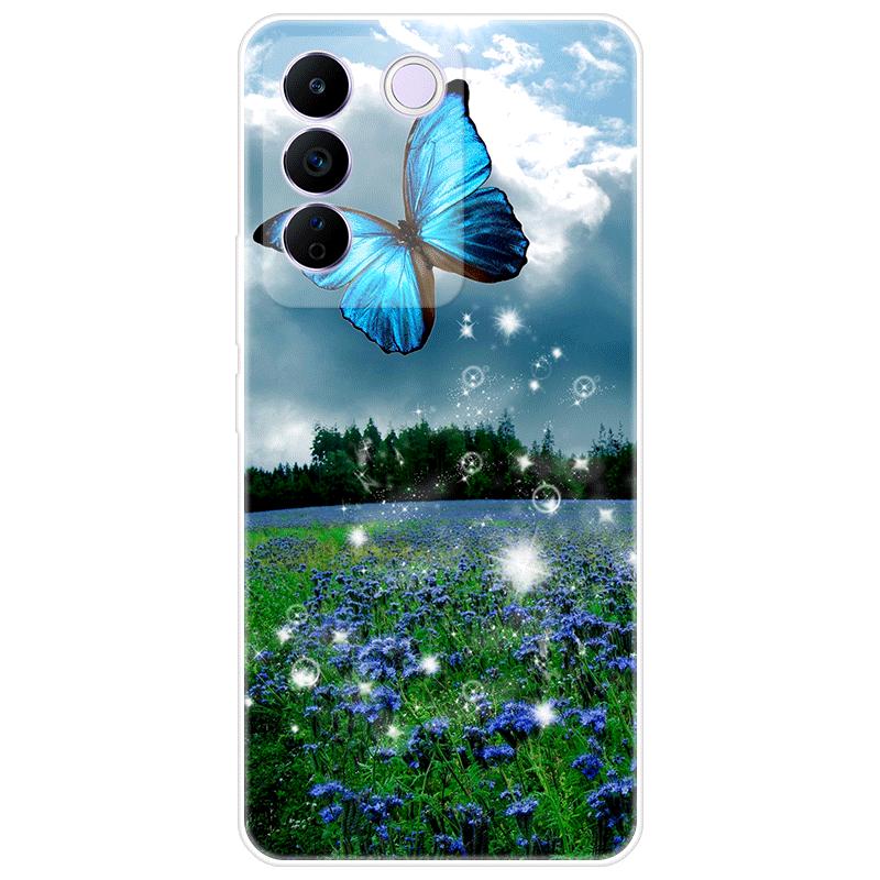 For Vivo V27e V 27e Case Soft Silicone Back Cover Cartoon Phone Case Diversification