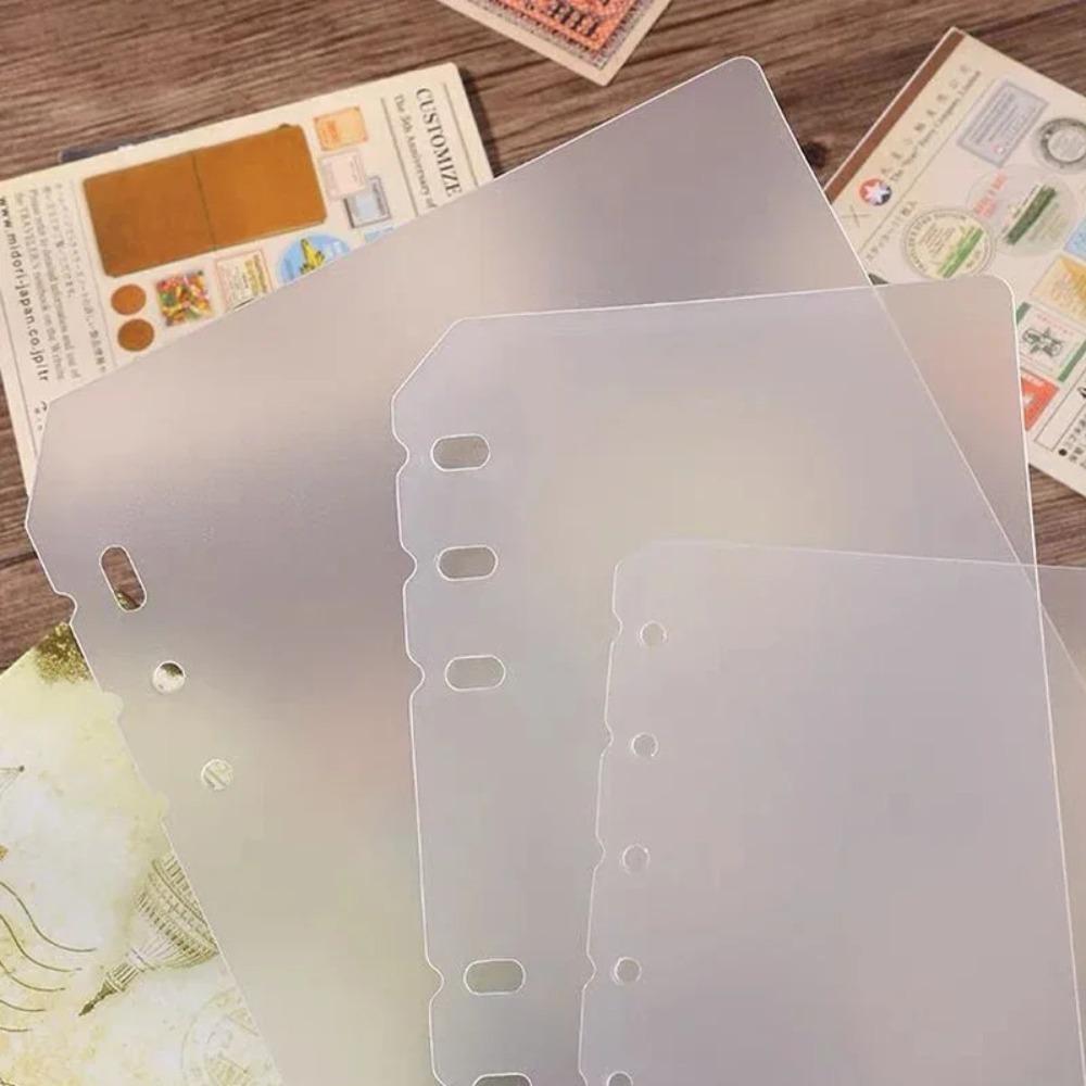 2pcs DIY Loose-Leaf Notebook Refill Paper PP Refill Spiral Page Binder Indexing Cards  Journal