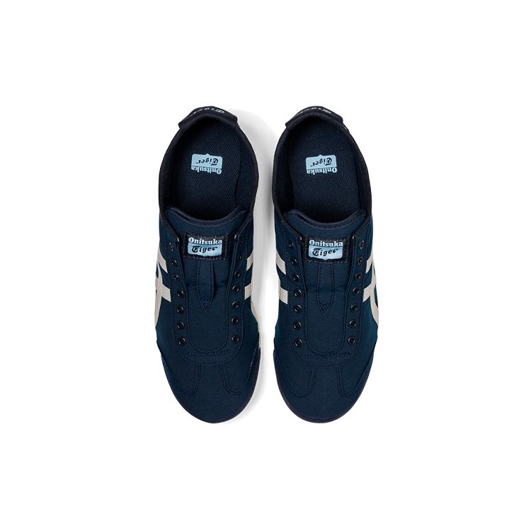 ONITSUKA TIGER Кроссовки унисекс без шнуровки Mexico 66 Iron Navy Blue Birch 1183B603-401