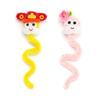 2 Pcs Twisting Rod Plush Pipe Cleaners Twisting Stick Handmade Snake Ornaments Craft Supplies for Kids and Toddlers