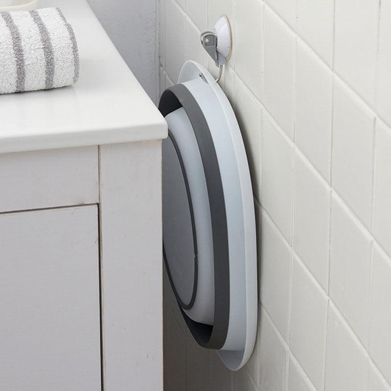 Multi-purpose Folding Wash Basin Portable Laundry Tub Hanging Bathroom Sink Travel Hiking Picnic Cleaning Tool Bathroom Products