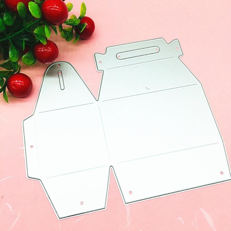 Box Embossing Die Cut Carbon Steel Cutting Die for Card Making Scrapbooking Journal Album Metal Embossing Templates