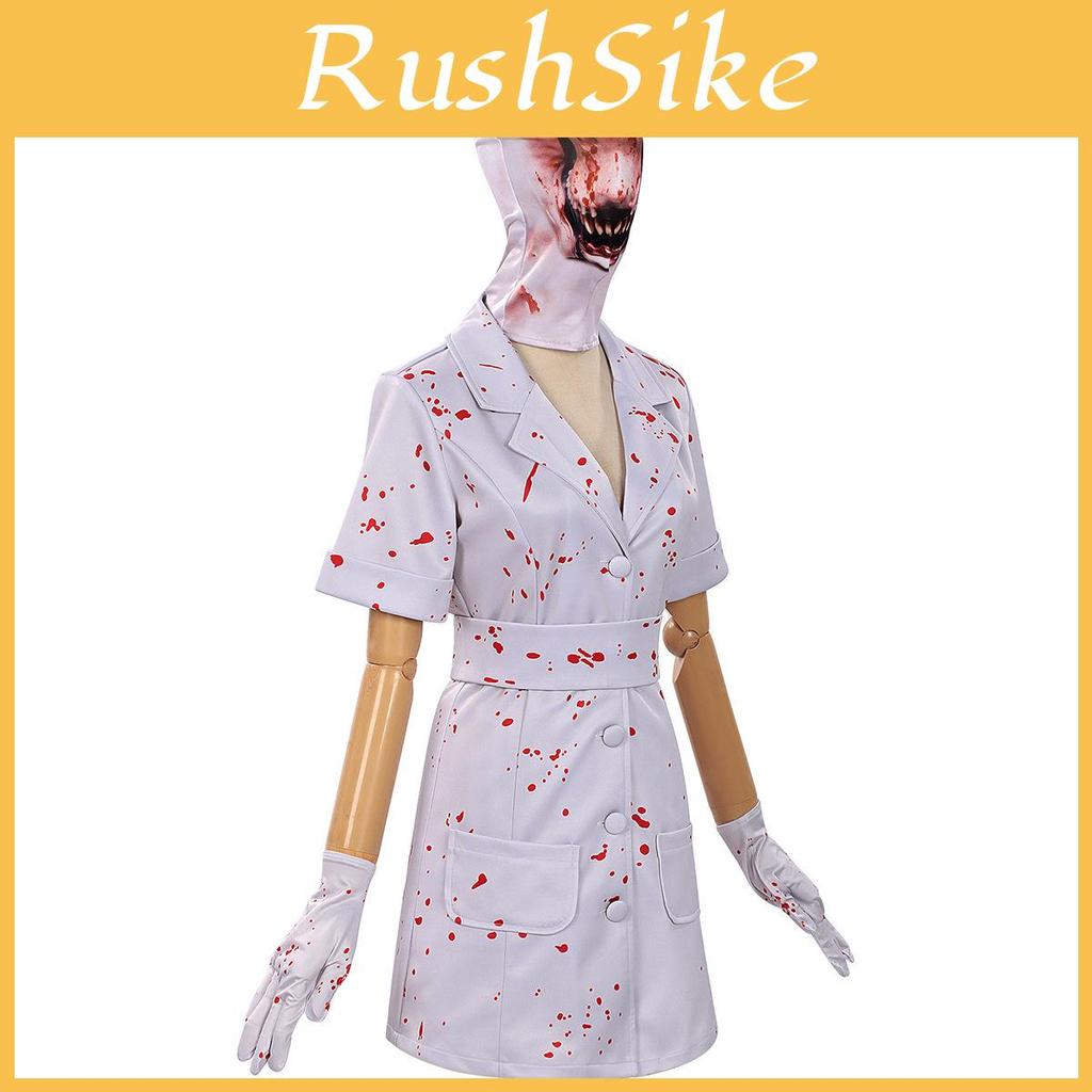 Костюм Косплея Медсестры из Silent Hill Для Хэллоуина Ужасы Ролевые Игры Девочки и Мальчики