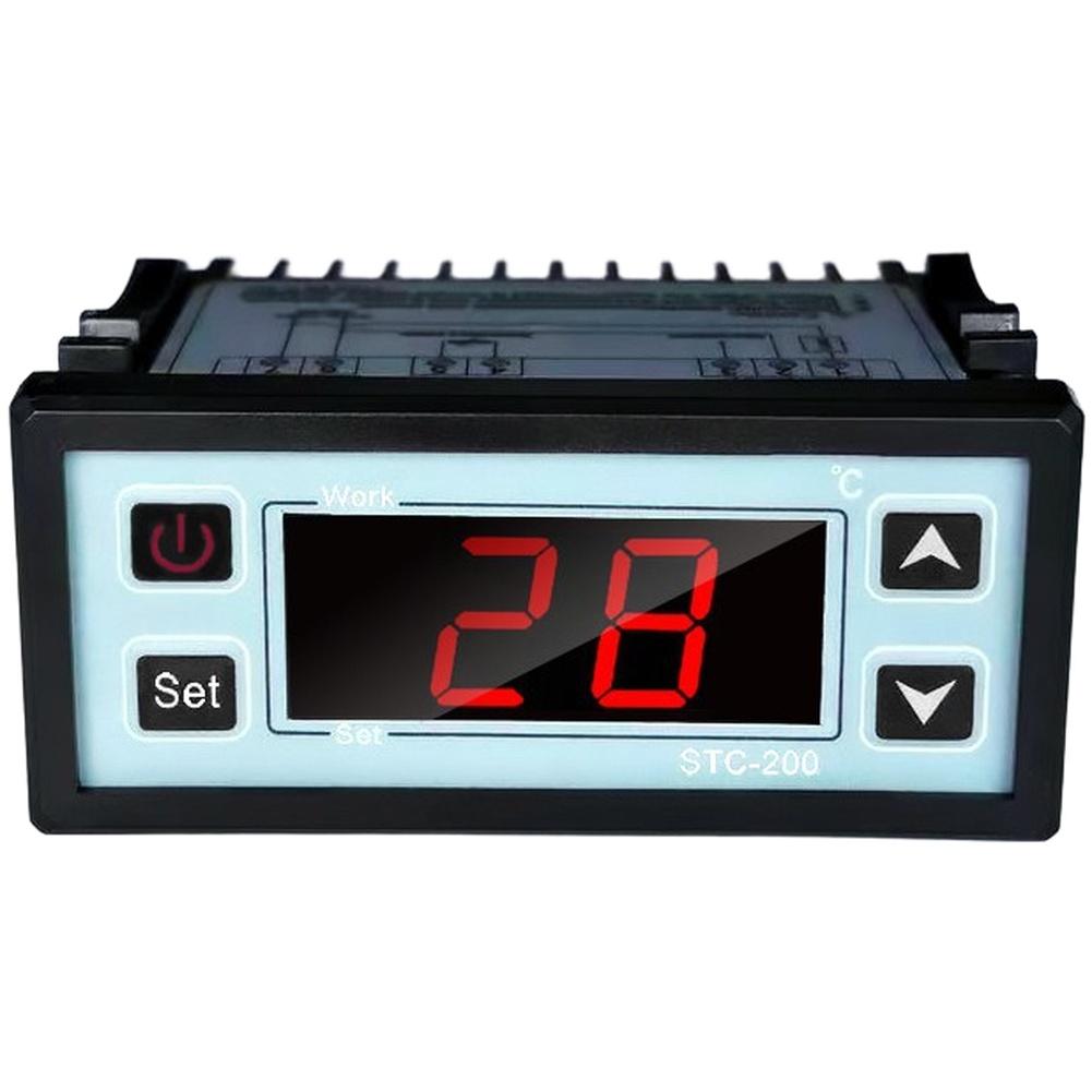 Temperature Controller Thermostat Digital with Dual Sensors for Incubators For Water Heaters and Refrigerators