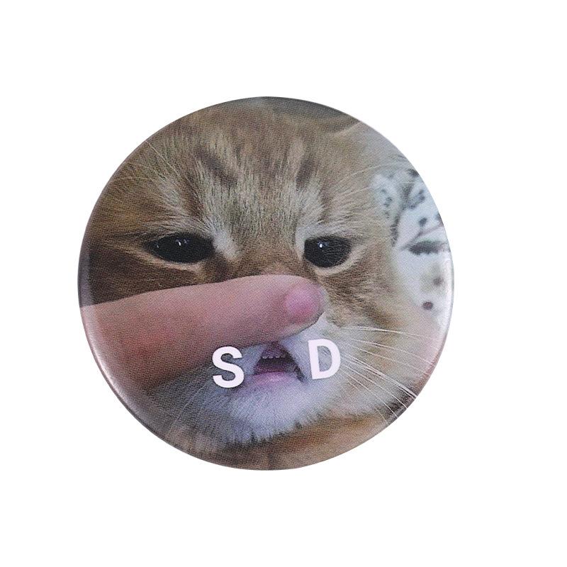 Круглые булавки для лацканов, милые эмалированные значки в стиле манга, металлические броши в стиле аниме для женщин, друзей, рюкзаки, художественный хиджаб, аватар, одежда