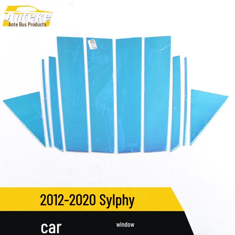 12-20 Sylphy Car Glass Trim: Anti-Scratch Decorative Stickers