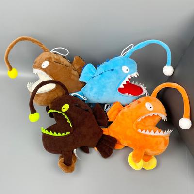 Новые Тапочки-Монкфиш Дьявол Рыба Фонарь Рыба Кукла Игровые Периферийные Мягкие Игрушки