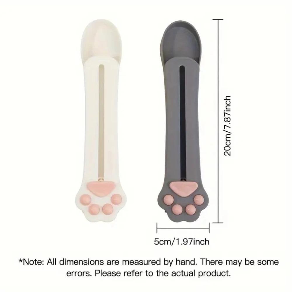 2 шт. портативная ложка для кормления котят полосками, дозатор лакомств для кошек, товары для животных