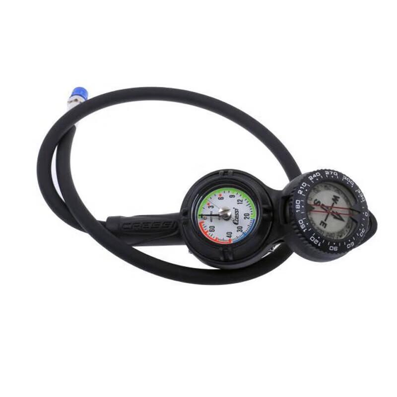 Cressi STARTPRO Scuba Diving BCD Set with Regulator & Triple Gauge