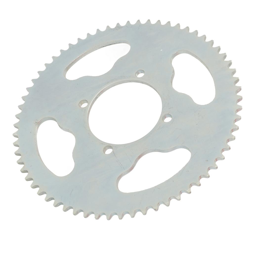 T8F 64T Chainring 54mm 4 Hole Steel Excellent Toughness Motorcycle Sprocket for 47cc 49cc