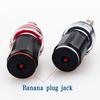 Золотое покрытие Женская wiring короткий клеммник banana-розетки Horn-штекеры для Hi-Fi аудио энтузиастов звукорежиссера