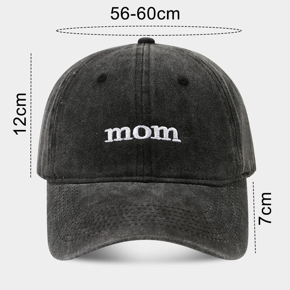 Регулируемая вышитая бейсболка папа мама солнцезащитные шляпы для мужчин и женщин