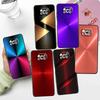 Цветной светящийся узор Арт Чехол для телефона Для Xiaomi Mi Poco F3 F4 F5 F6 X3 X4 X5 X6 X7 M3 M4 M5 M6 M7 GT Pro 5G Черный