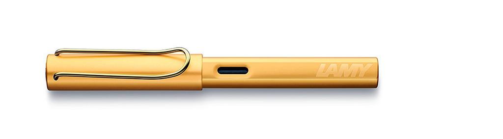 LAMY EF Extra Fine Fountain Lux Officially Imported Pen, Gold, L75-EF, Dual-Use,