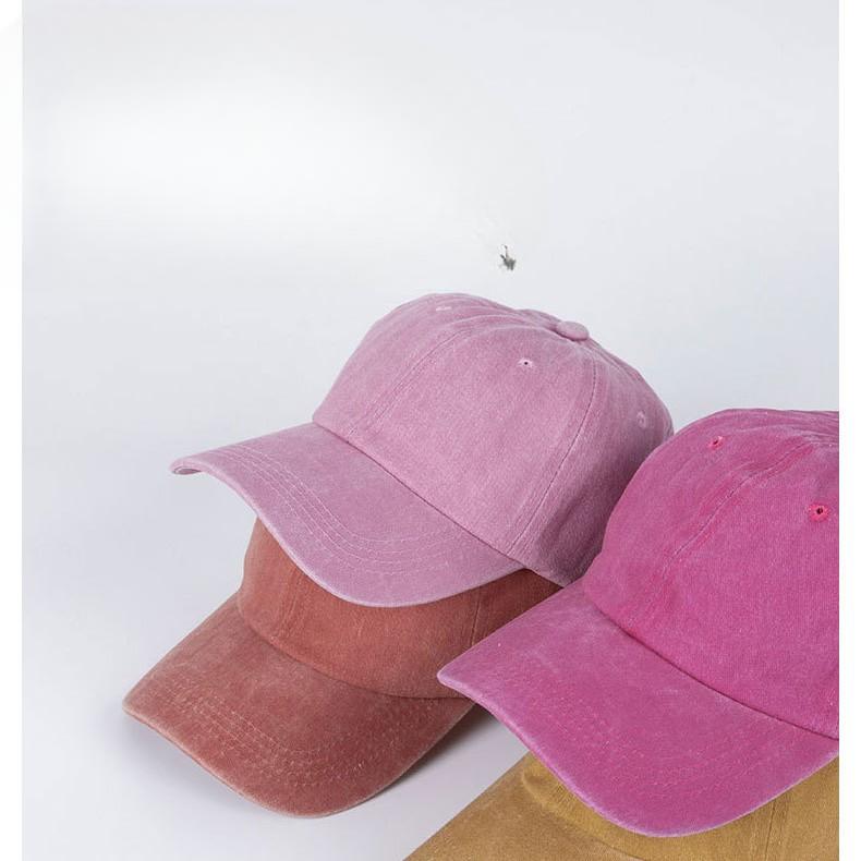 Men's Big Head Hat Four Seasons Sun Hat Washing Denim Baseball Hat Women's Face Small Old Gray Baseball Cap