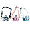 HAMILO Mini Camera Plush Doll Oshikatsu Suitable for Approx. 20cm Plush Toys Set of 3 Colors