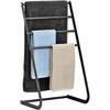 Floor Standing Towel Rack 4 Tier for Blanket Next to Tub or Shower Towel Bar Stand Pool Towel Racks Outdoor