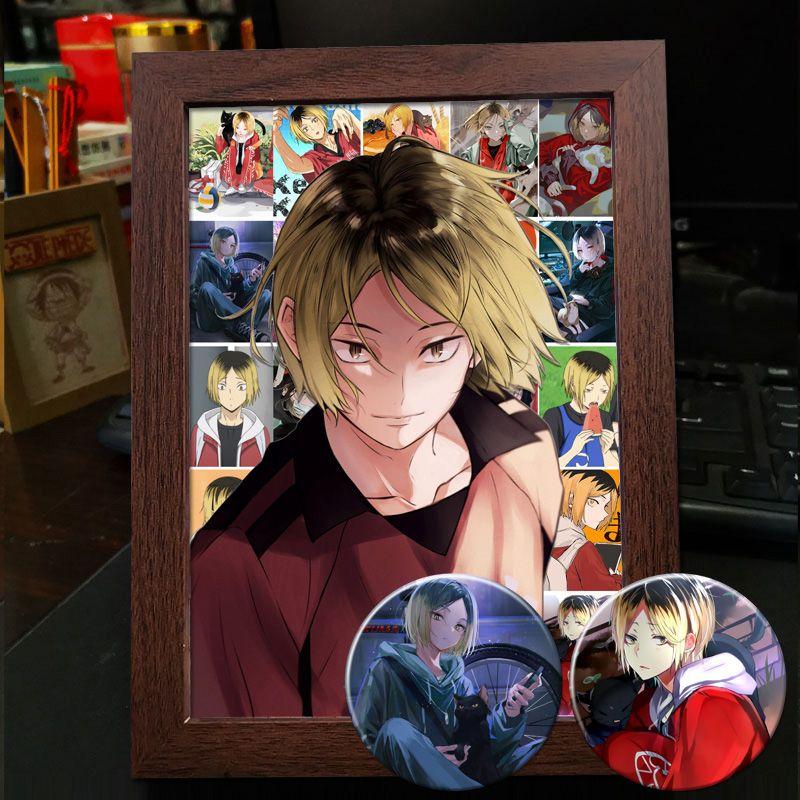 Хайкю!! Украшение фоторамки: Кагеяма Тобио и Хината Шоё - Готовая фоторамка-дисплей в подарок
