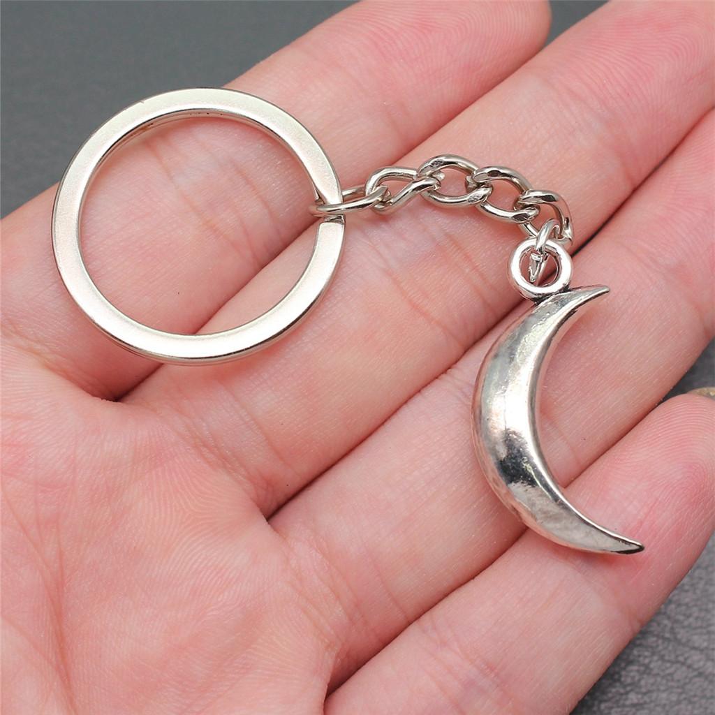 Брелок для ключей «Звезда, Луна, Пентаграмма» для мальчиков, украшения на Новый год, романтические распродажи товаров