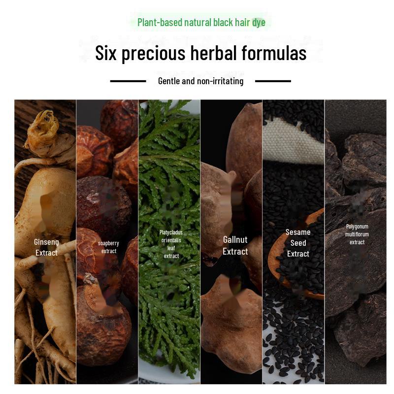 Три волшебных продукта для парикмахеров: Мягкая черная крем-краска для волос для закрашивания седины, безопасна для кожи головы, подходит для всех возрастов