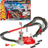 Hot Wheels Formula Sprint Race Circuit Vehicle Toy F1 Playset with 3 Mini Ages 4 and JDY15 1® Cars, Up, Multi-Purpose,