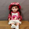 Реалистичная кукла реборн 55 см, мягкие силиконовые куклы ручной работы для всего тела, Bebe Reborn Newborm для девочек, подарок на день рождения