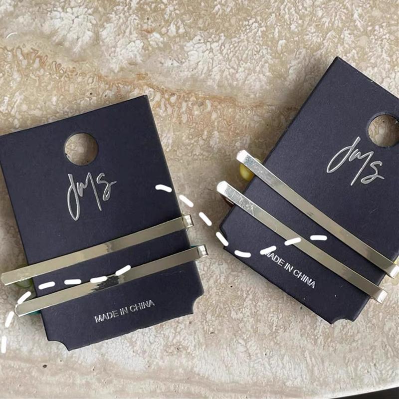 2pcs/set Acetate Hair Clips Sweet Cute Simple Side Pins Wave Lace Geometric Barrettes Hairpin Women Hair Accessories