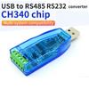 Industrial USB To RS485 Converter Upgrade Protection RS232 Converter Compatibility RS-485 A Connector Board Module Com Port Serial Convert Adapter