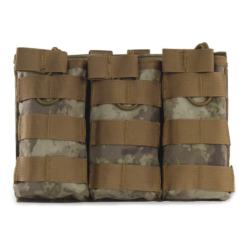 Тактический жилет Military Fan Molle с тройным подсумком - Многофункциональный аксессуар и подсумок для магазина M4