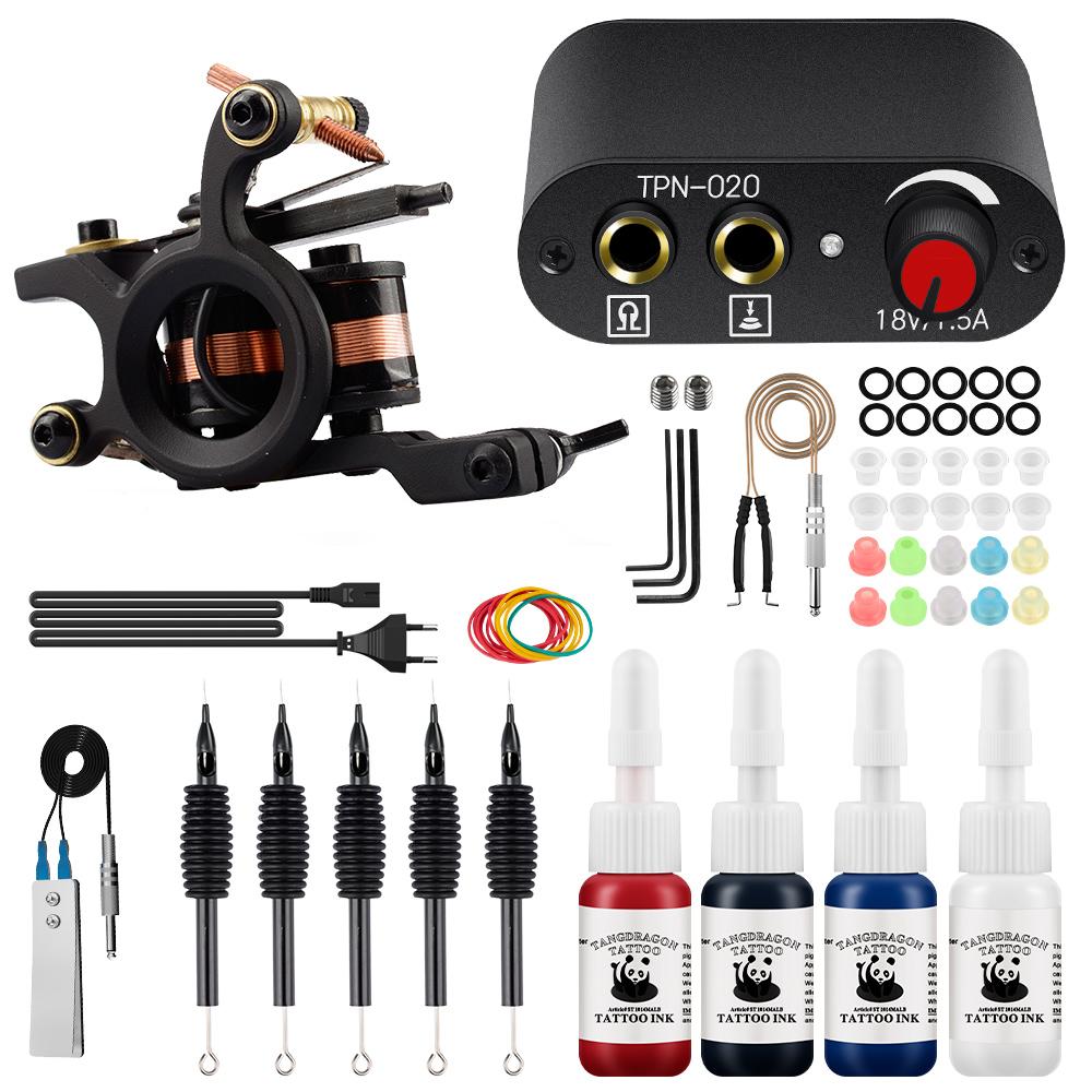 Набор тату-машинок PHOENIXY с иглами питания и чернилами для боди-арта
