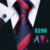 Мужские крутые полосатые галстуки, 10 стилей, синий, фиолетовый, красный галстук, карманный квадратный комплект запонок, свадебное свидание, вечеринка