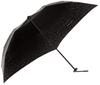 Folding Umbrella Mila Schon Logo Jacquard Umbrella Folding Umbrella Mini Umbrella Black Rib 55cm [Moonbat] Women's Women's Women's Length Approx.