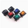 Waterproof 3-Position Rocker Switch KCD4, 4/6 Pins with Light, Anti-Collision Copper Pins, Boat-Style.