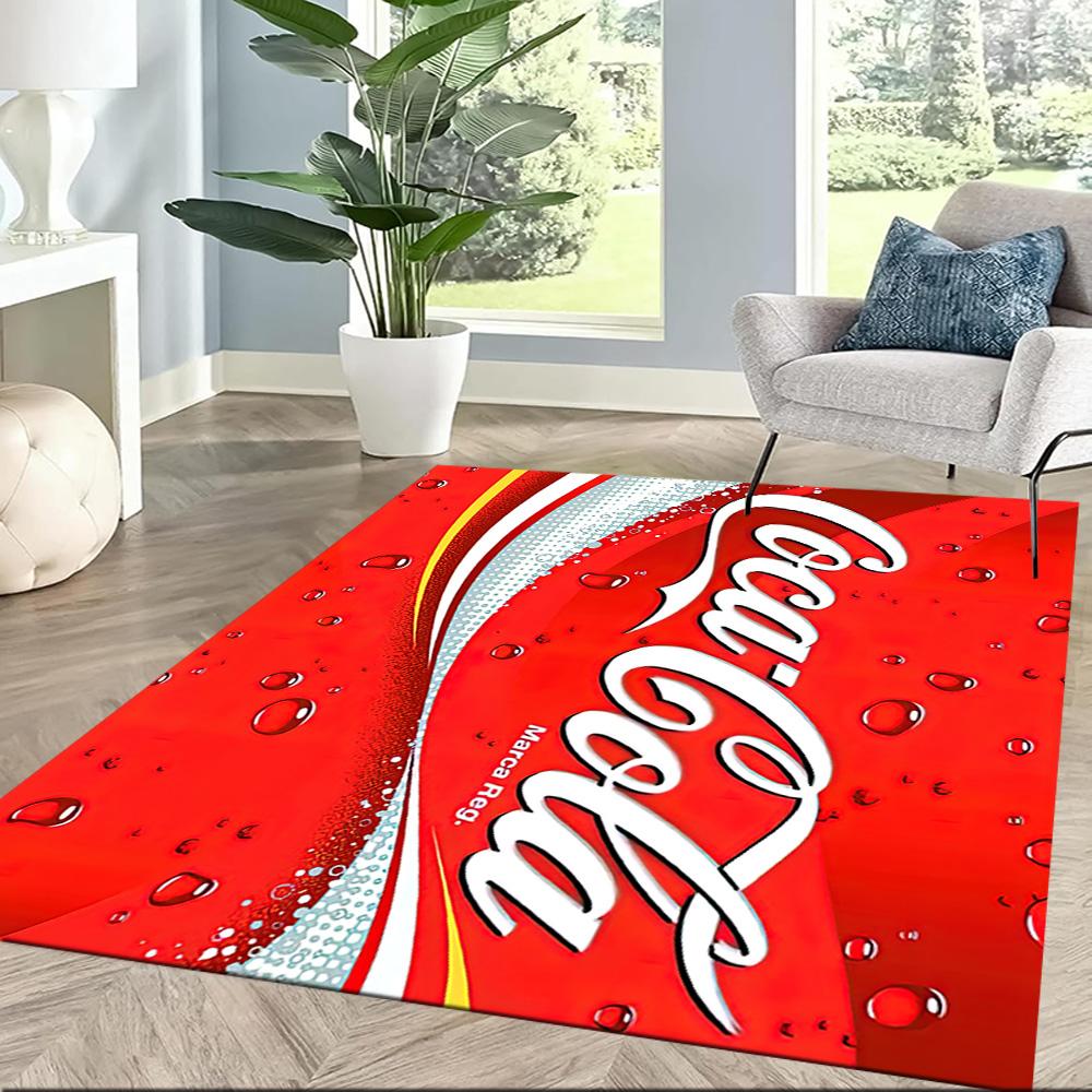Квадратные коврики Coca-cola Classic с крышками — отличный выбор для гостиных, спален, домашнего декора и в качестве подарков.