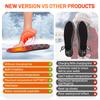 Heated Insoles 2000mAh Winter Outdoor Precise Remote Control Charging Heated Insoles Tailorable Electric Heated Insoles