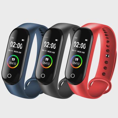 Браслет M4 Smart: Цветной экран, пульсометр, спортивный шагомер, водонепроницаемость IP67.