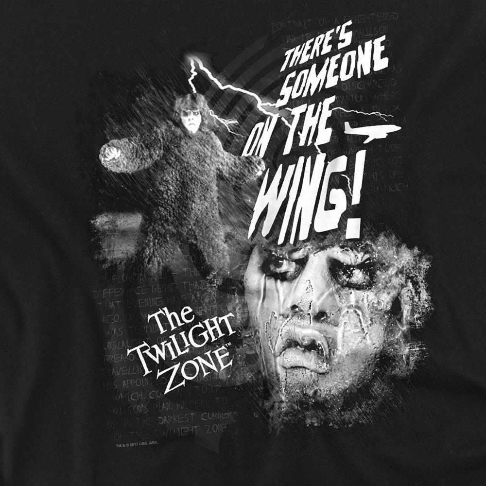 The Twilight Zone Unisex Adult Someone On The Wing T-Shirt