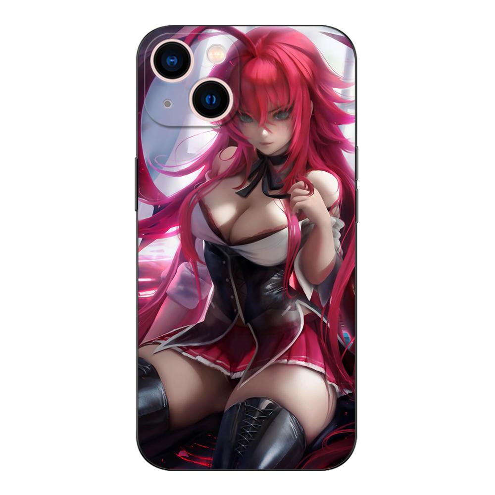 Black Tpu Case For Xiaomi Redmi 5 5plus 6 6a 7 7a 8 8a Back Cover Spduak High School Rias Gremory