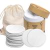 20 Pcs Reusable Makeup Remover Pads Bamboo Washable Cotton Rounds with Cotton Laundry Bag and Round