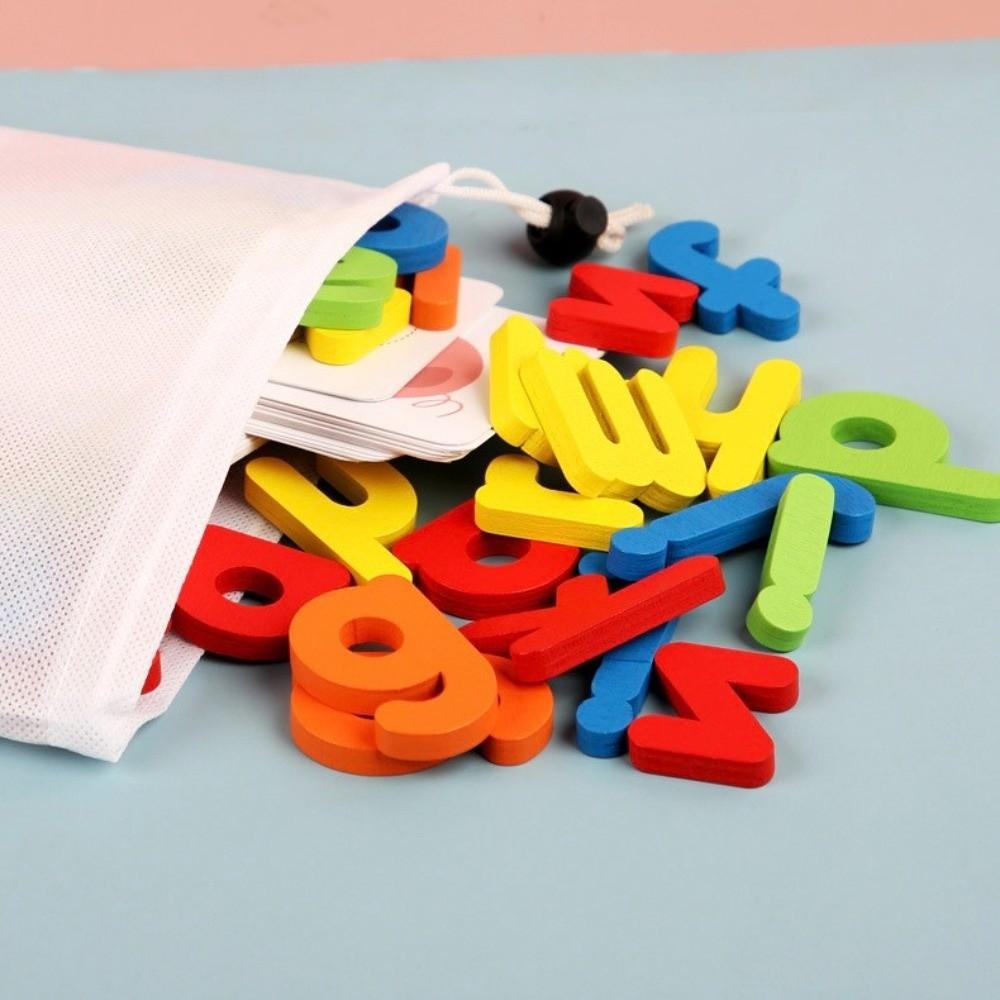 English Wooden Spelling Game Early Learning Jigsaw Letter Puzzles  Preschool Learning